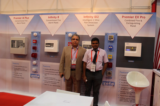 Zeta Alarm Systems stand at Intersec 2014